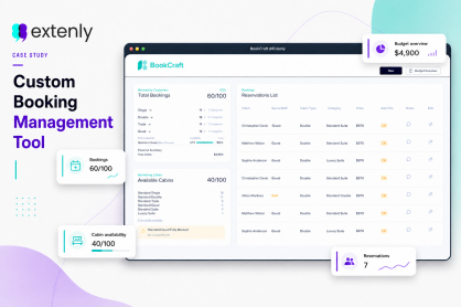 Custom Booking Management Application